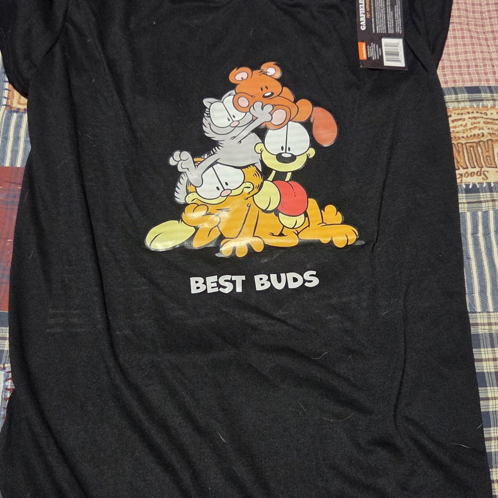 Black 'Best Buds' Graphic T-Shirt For Dogs